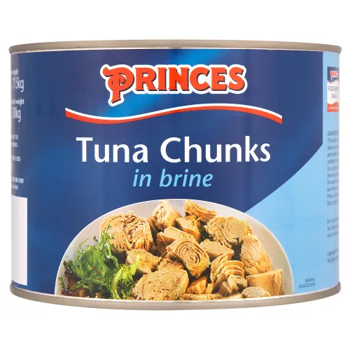 Princes Tuna Chunks in Brine- 1 x 1.7kg tin